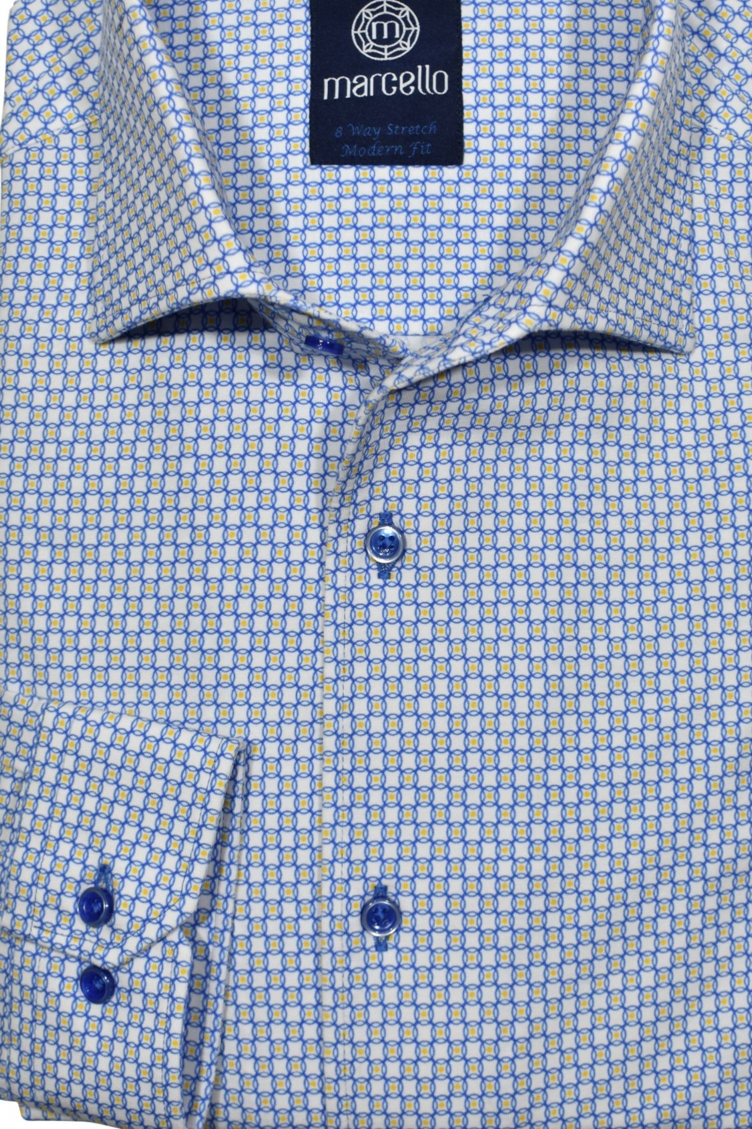 W8989R Circle Medallion Stretch Cotton