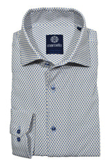 W8990R Blue Rain Stretch Cotton