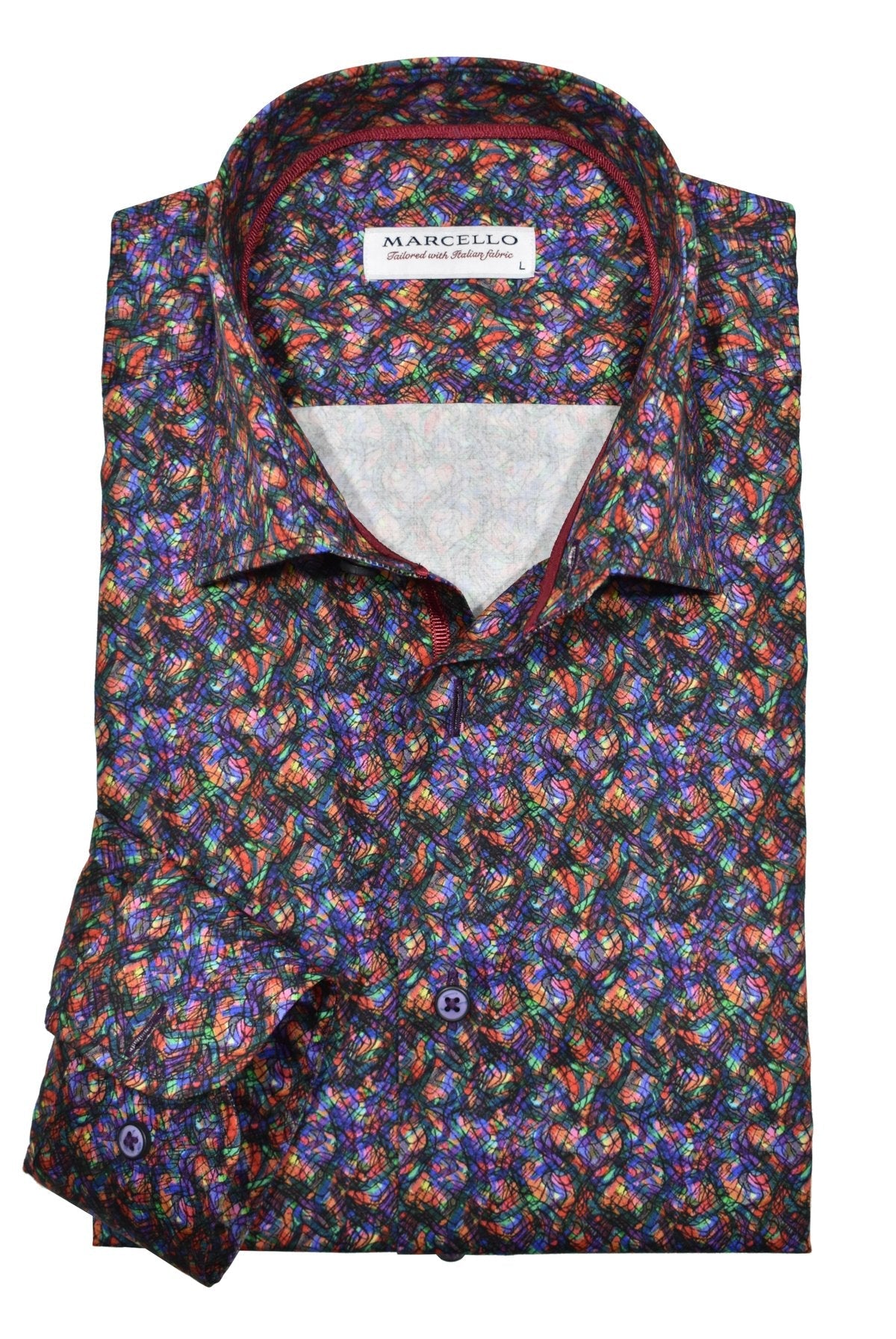 W901 Mini Stained Glass Sport Shirt