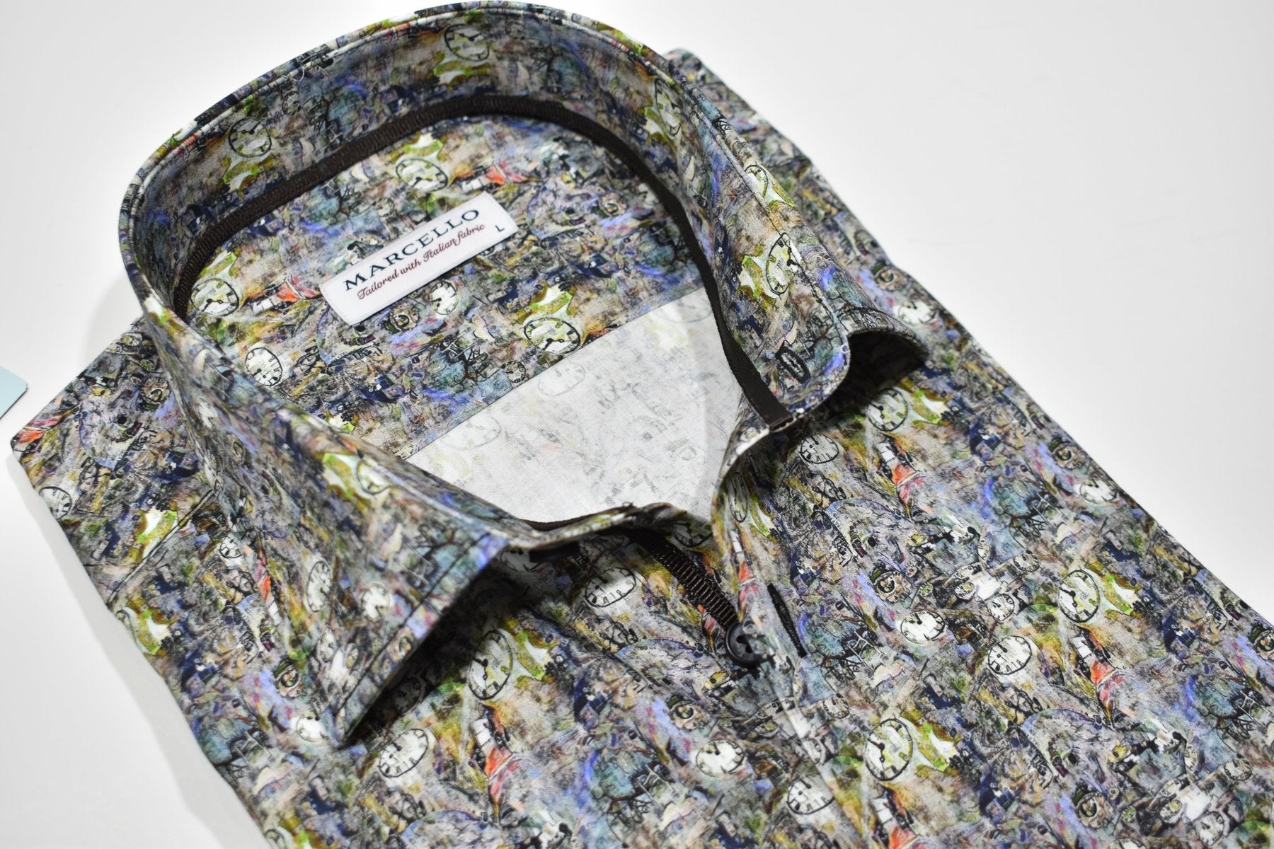 W904 Dali Clock Sport Shirt