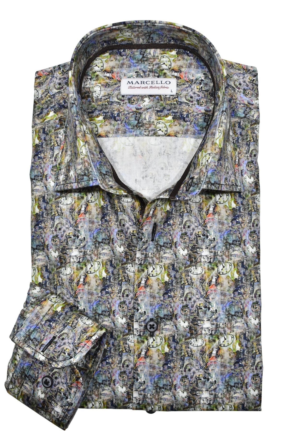 W904 Dali Clock Sport Shirt