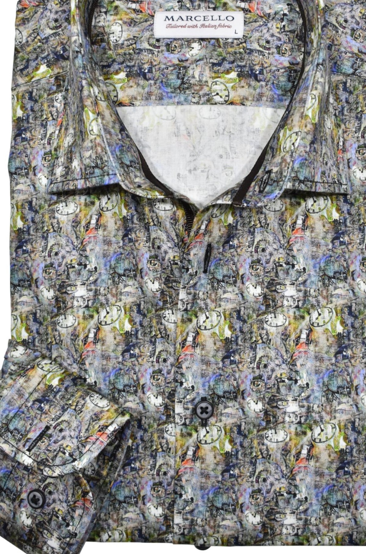 W904 Dali Clock Sport Shirt