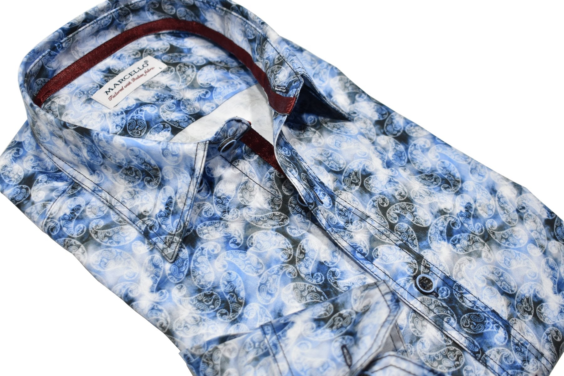W922 Denim Paisely