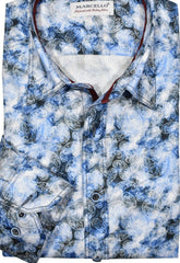 W922 Denim Paisely