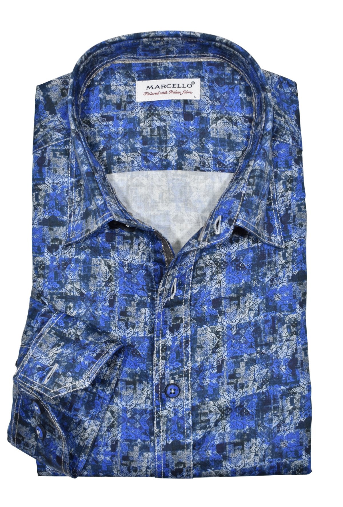 W923 Royal Madras Sport Shirt