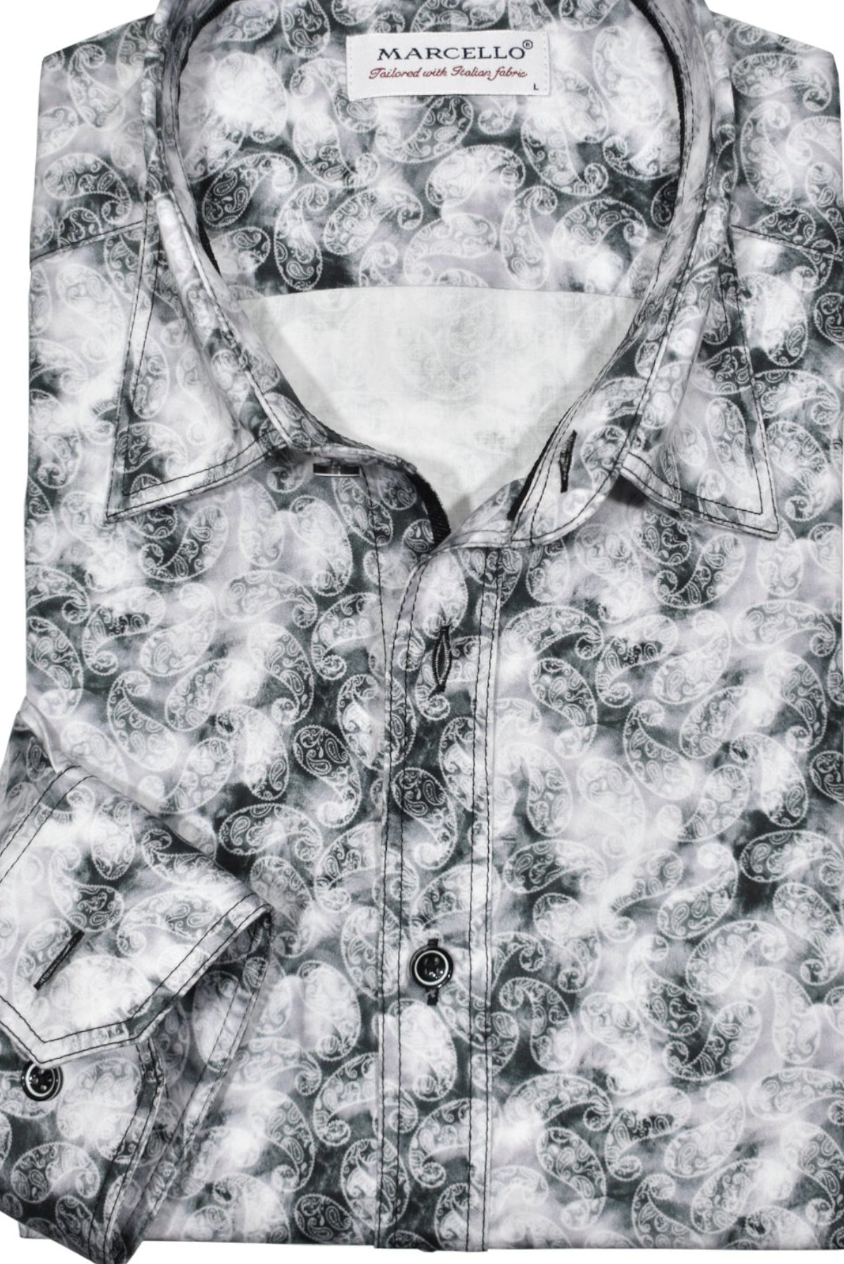 W929 Slate Paisley
