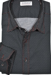 W931 Terrio Midnight Dot Shirt