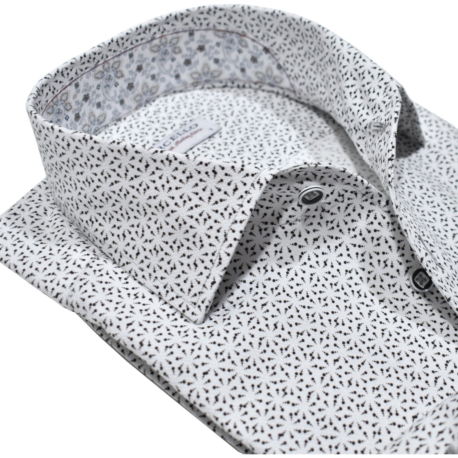 W948R Night Burst Roll Collar Shirt