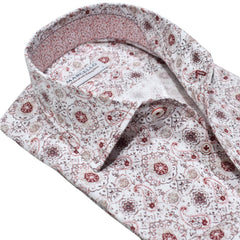W963R Milano Paisley Roll Collar
