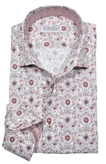 W963R Milano Paisley Roll Collar