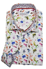 W995S Tropical Mural Sport Shirt Short Sleeve