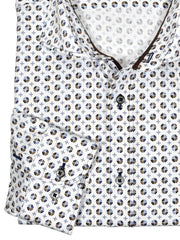 WM126  Slim Fit Soho Medallion Shirt