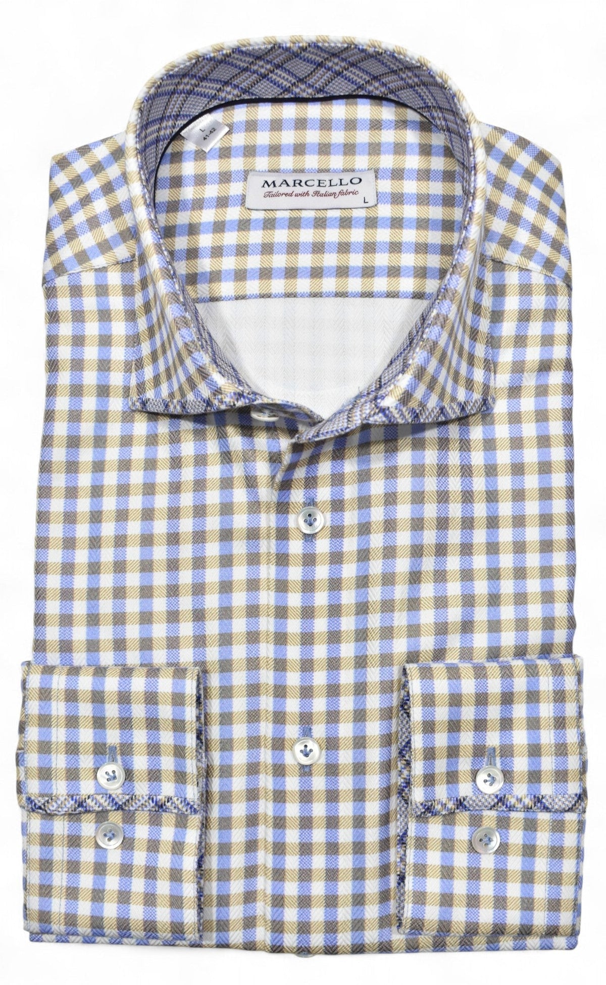 WP25 Premium Collection Tan Blue Plaid