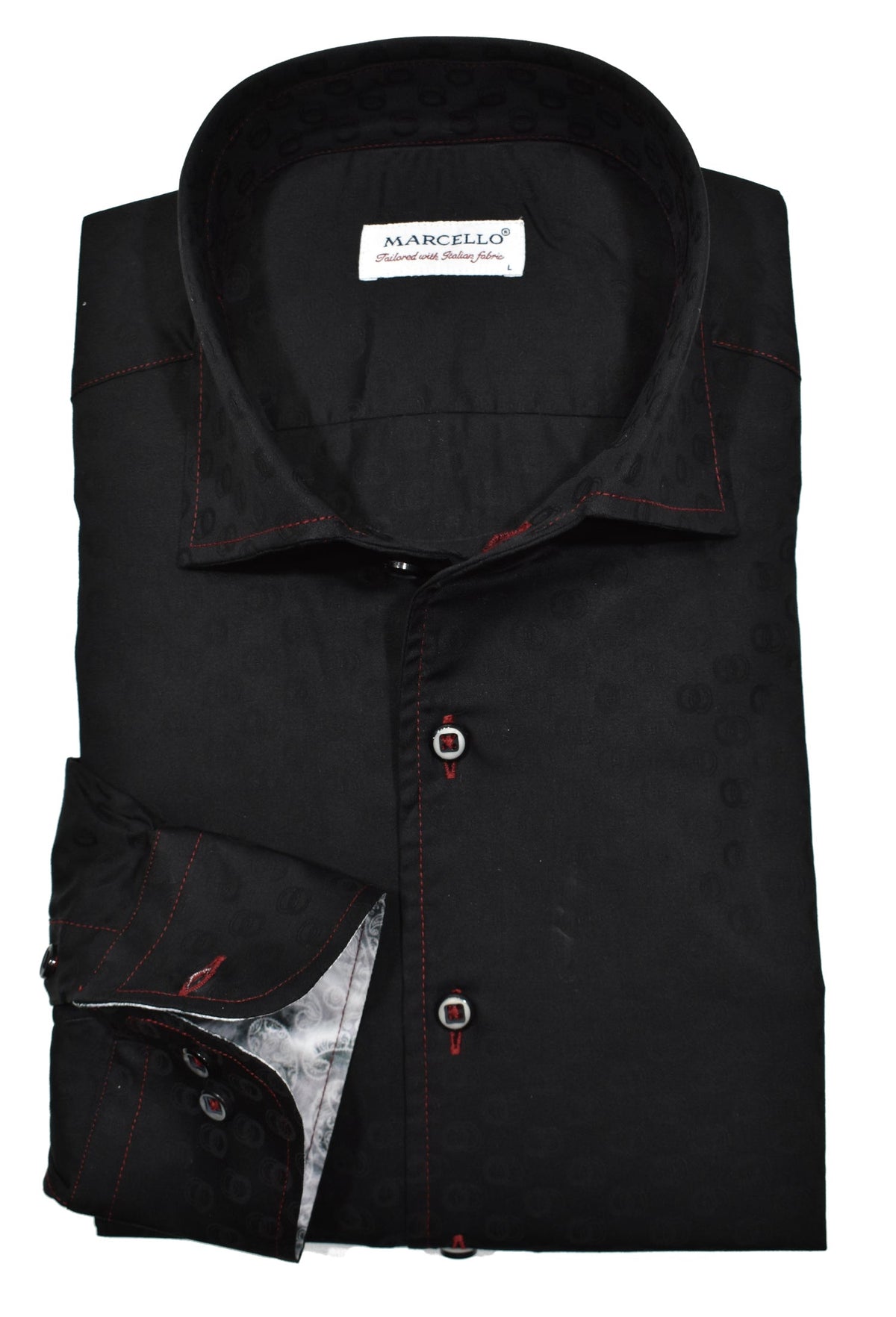 WS138 Black Tonal Jacquard