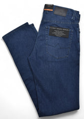 ZA1577-885 Alberto Dark Blue Tencel Denim Jean