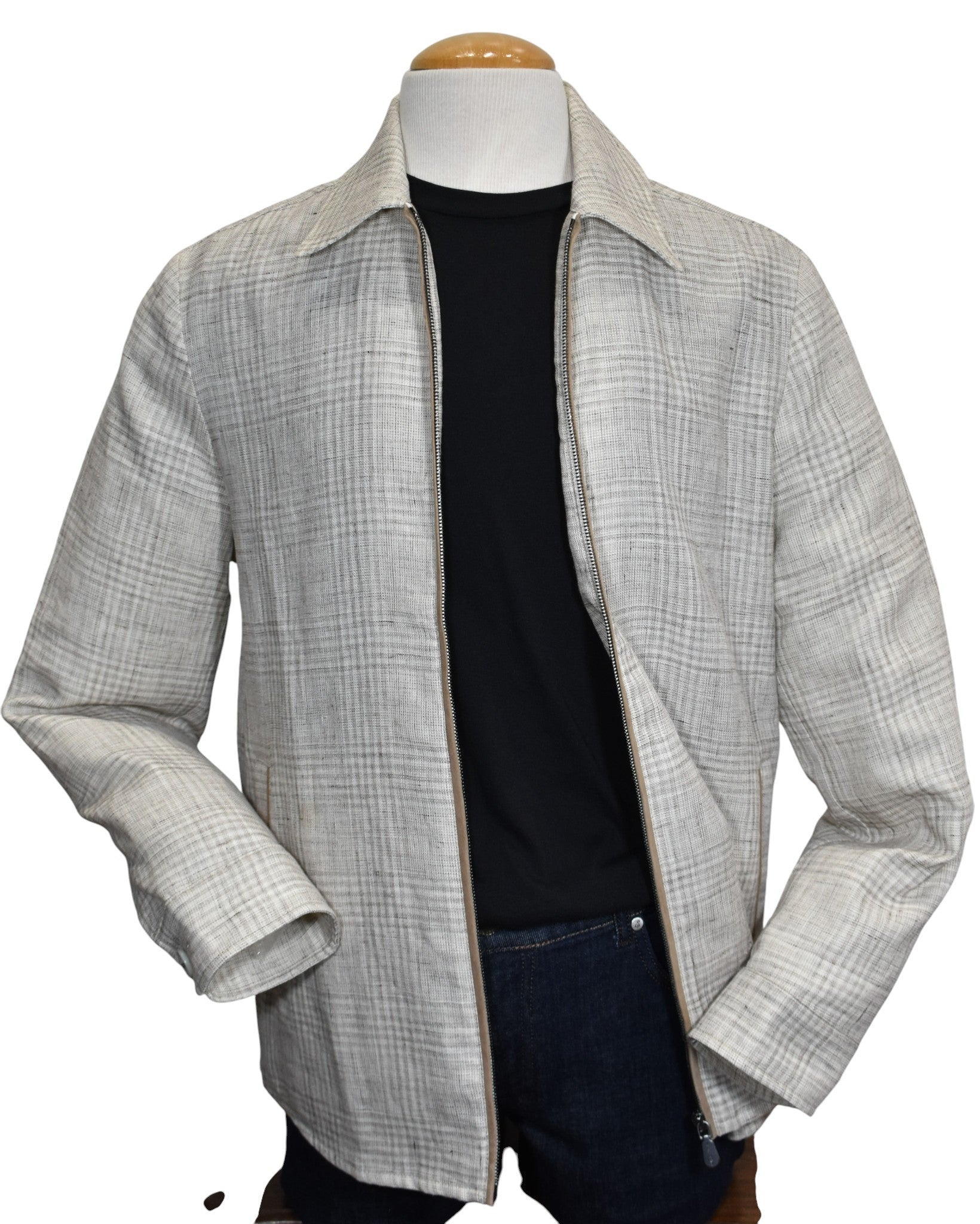 ZA6055 Milano Plaid Shacket
