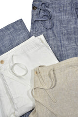 ZBB024 Drawstring Comfort Linen Pant
