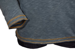 ZBK531 Washed Slub Henley