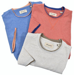 ZBK808 Melange Contrast Tee