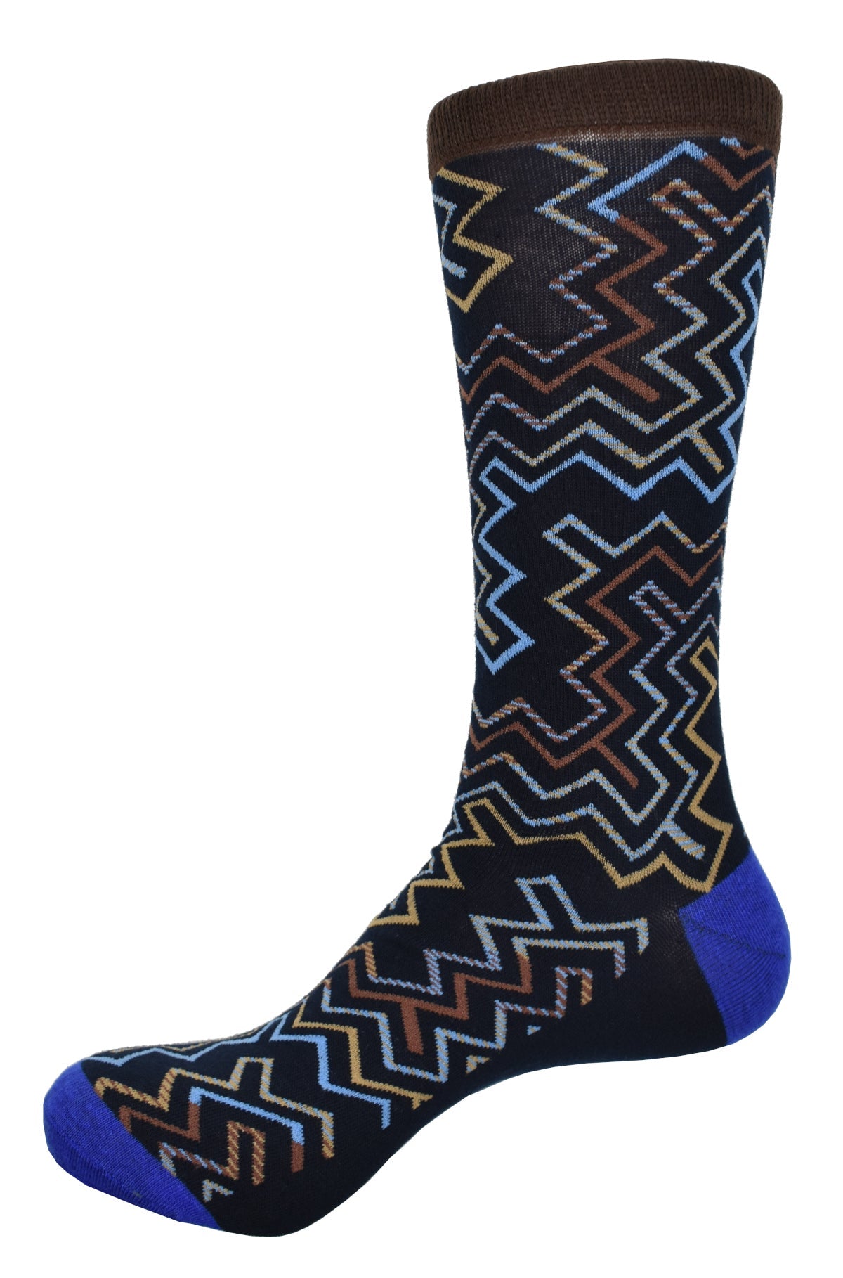 ZJ329 Earth Geo Lines Socks