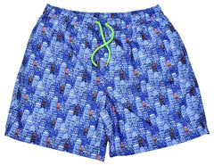 ZL24 Blue Buildings Swim Suit