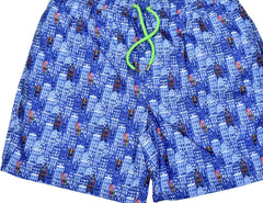 ZL24 Blue Buildings Swim Suit