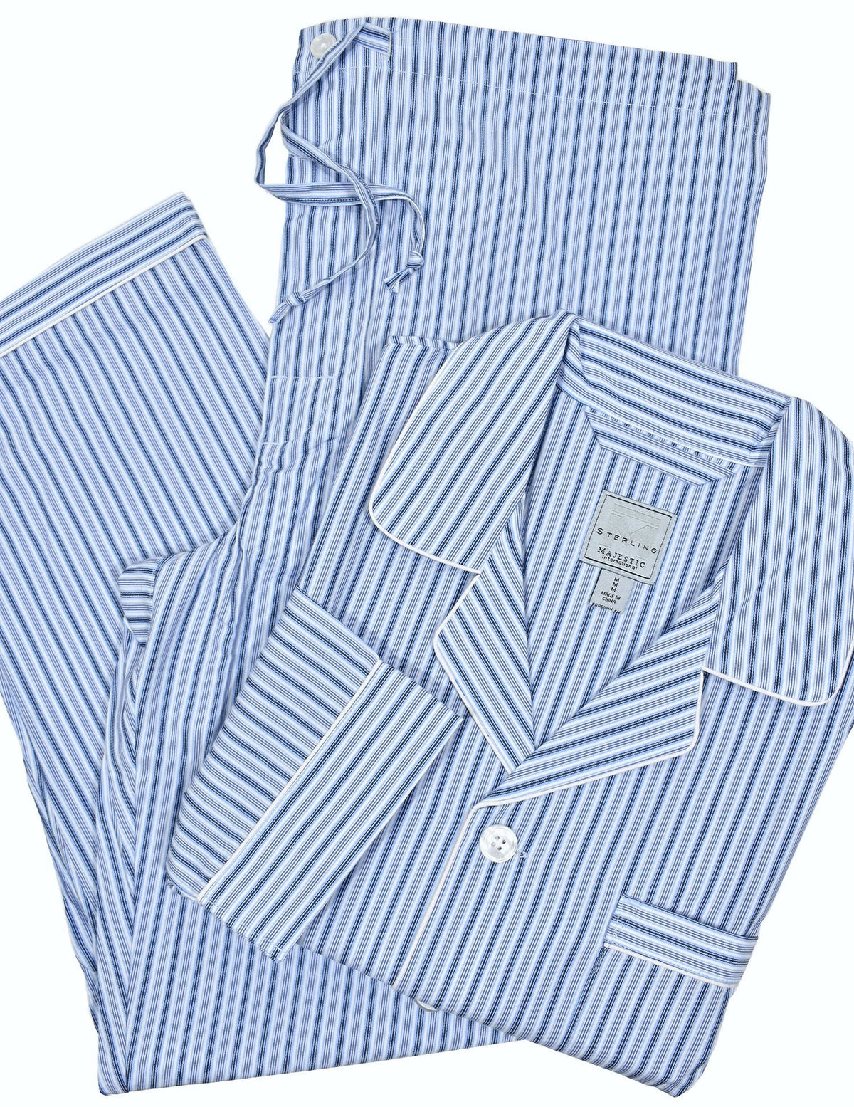 ZM12505 Two Color Stripe Pajama
