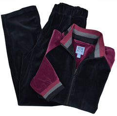 ZM3180 Velour Engineered Leisure Set