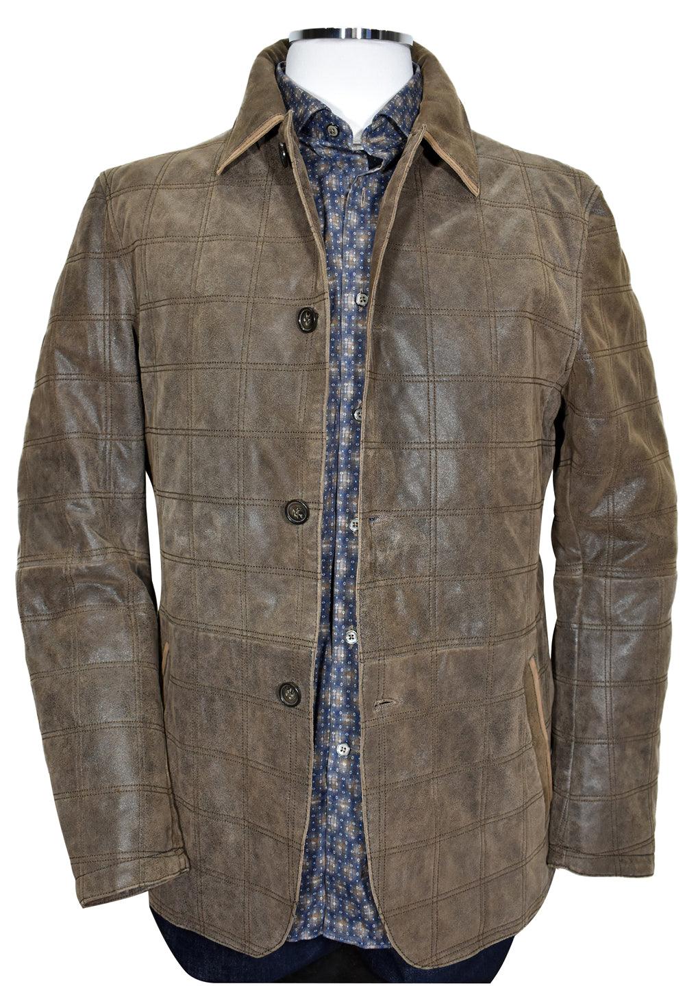 ZM3603 Marlon Suede Car Coat