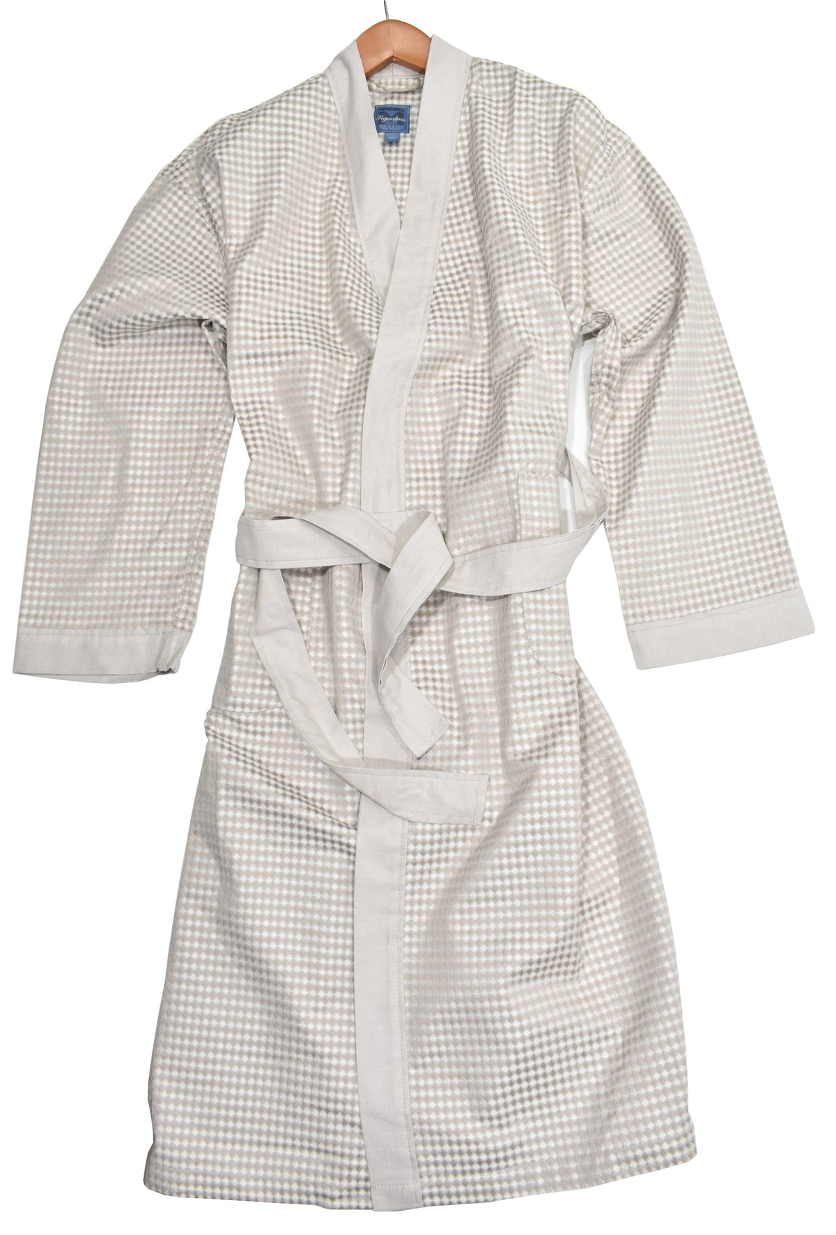 ZM4120R Sand Majestic Diamond Weave Robe