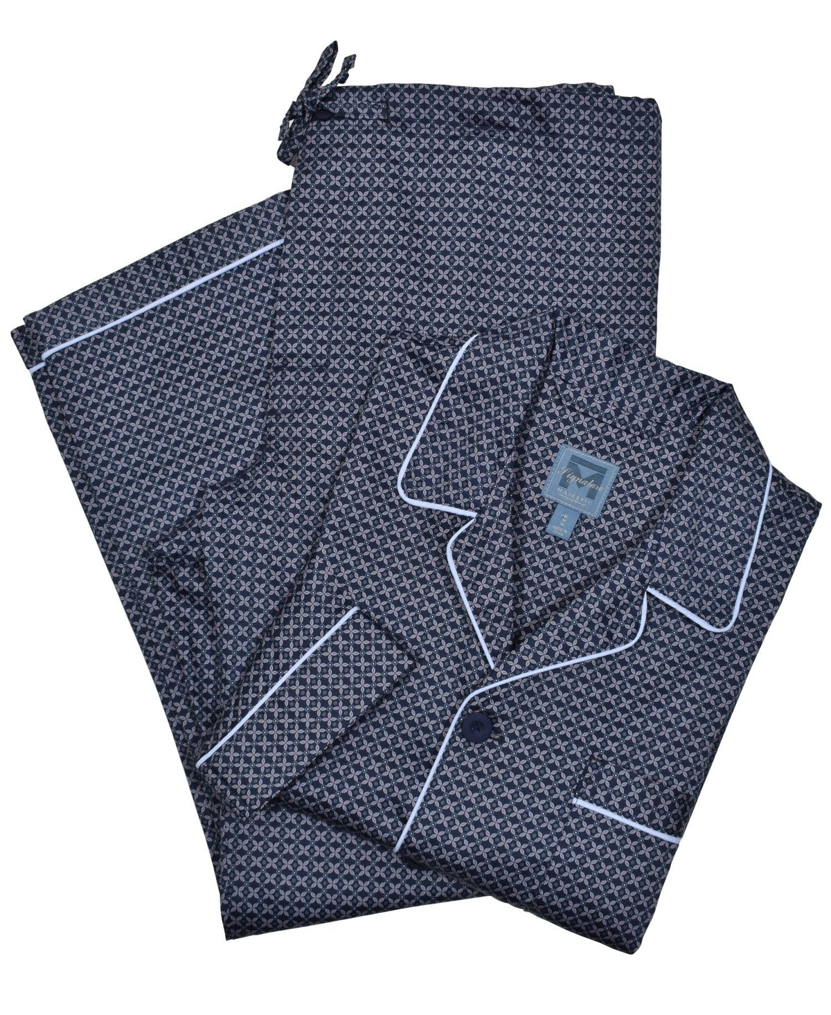 ZM51904 Navy Flora Pajama