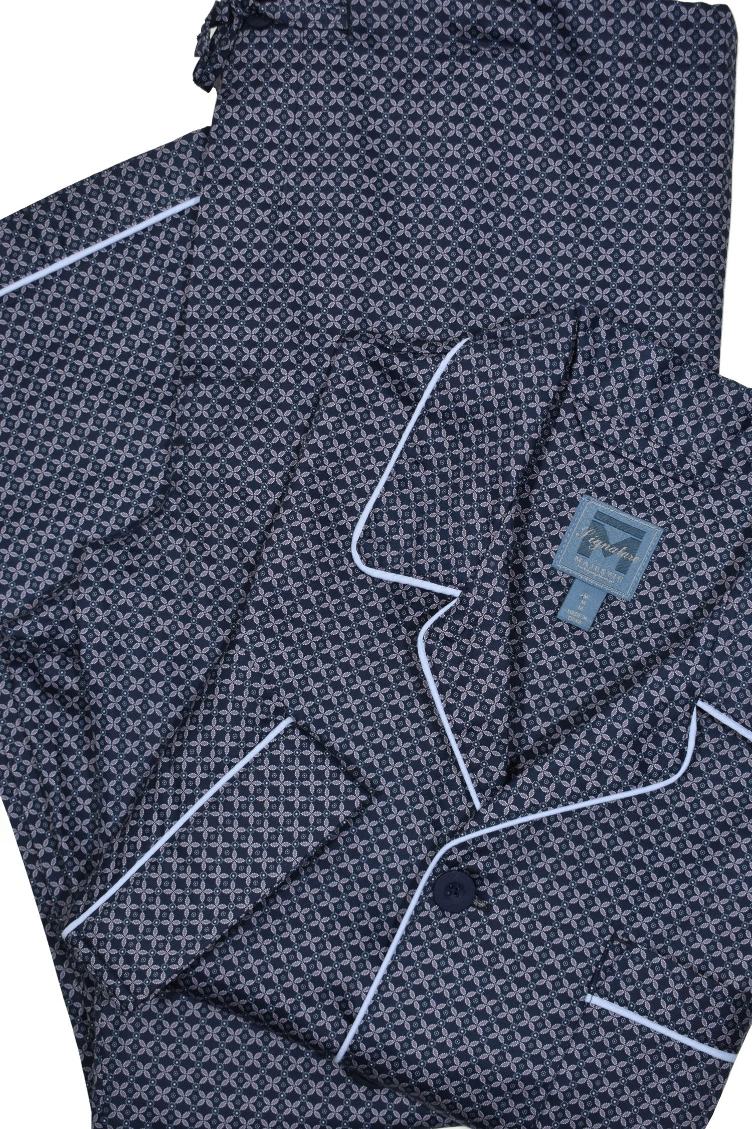 ZM51904 Navy Flora Pajama