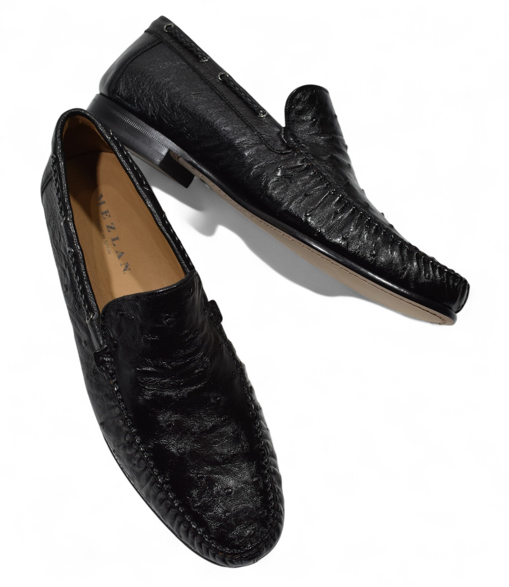 ZM7318 Mezlan Ostrich Dress