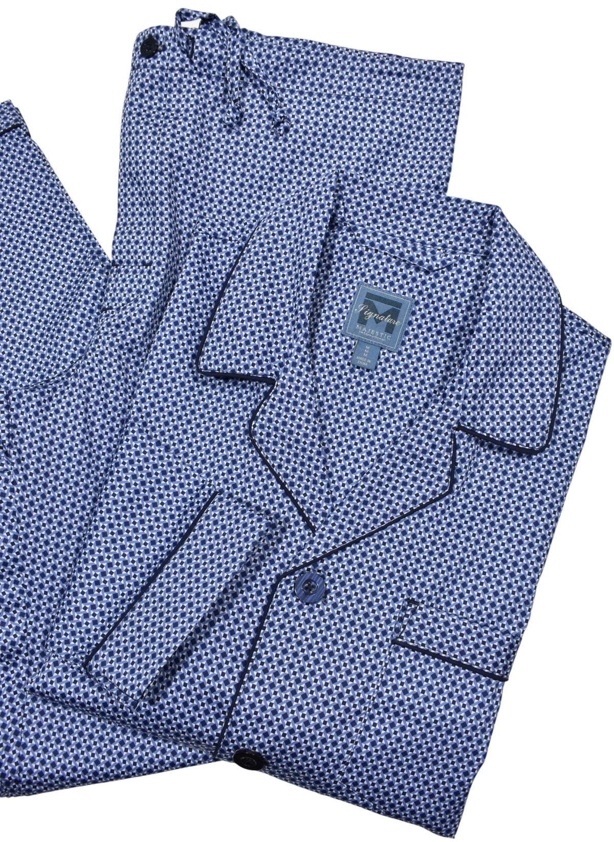 ZM90466 Blue Medallion Pajama