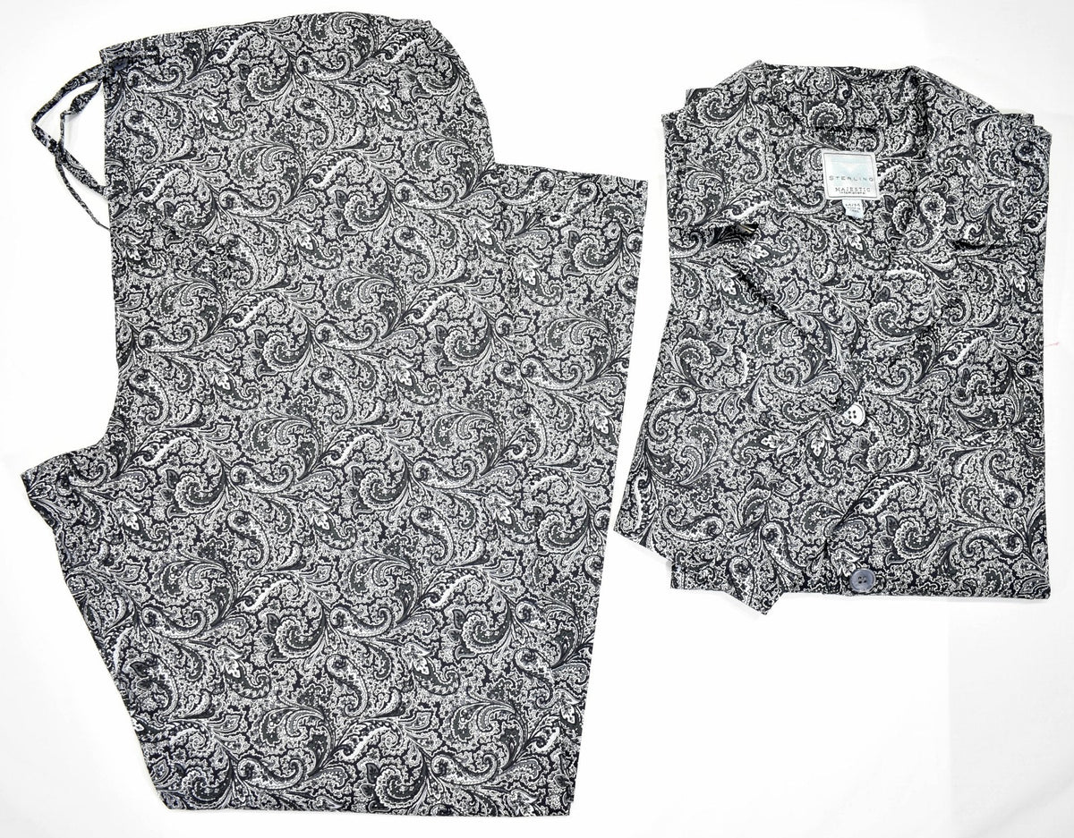 ZMJ11703A Black Paisley