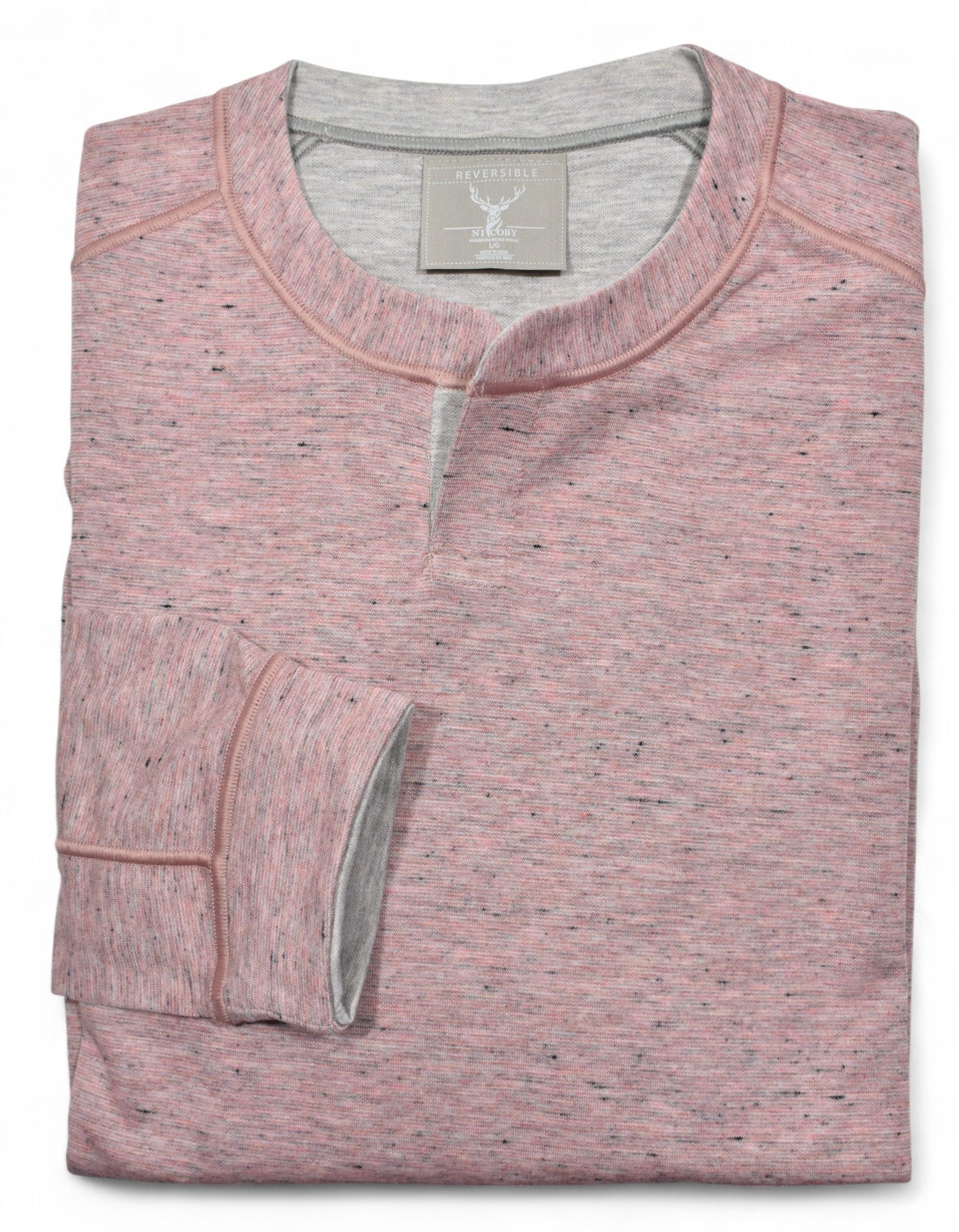 ZN9542 Reversible Johnny Crew Neck
