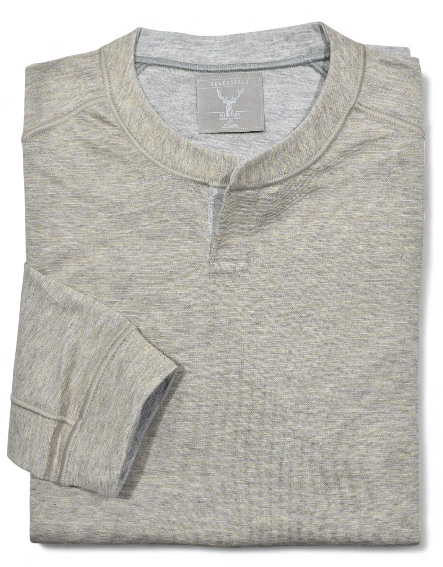 ZN9542 Reversible Johnny Crew Neck