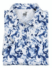 ZR23866 Raffi Soft Toned Floral Polo