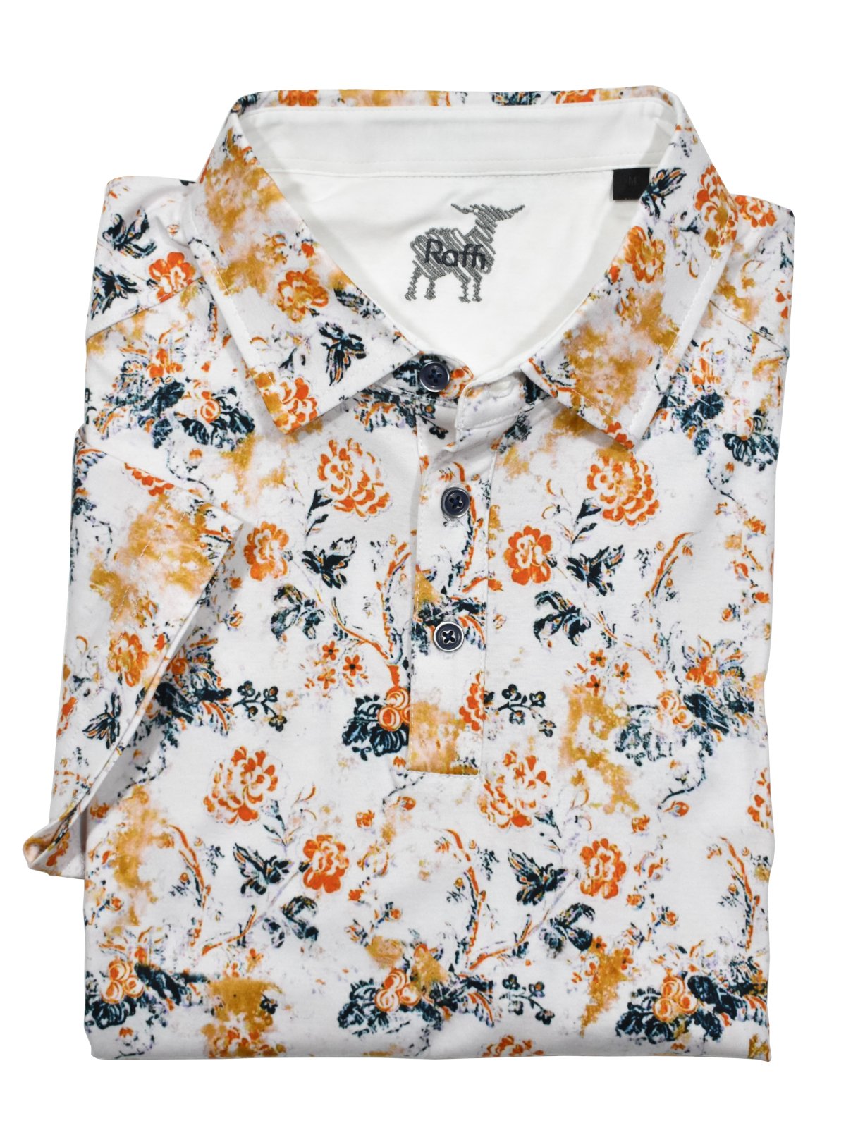 ZR24136 Raffi Floral Polo