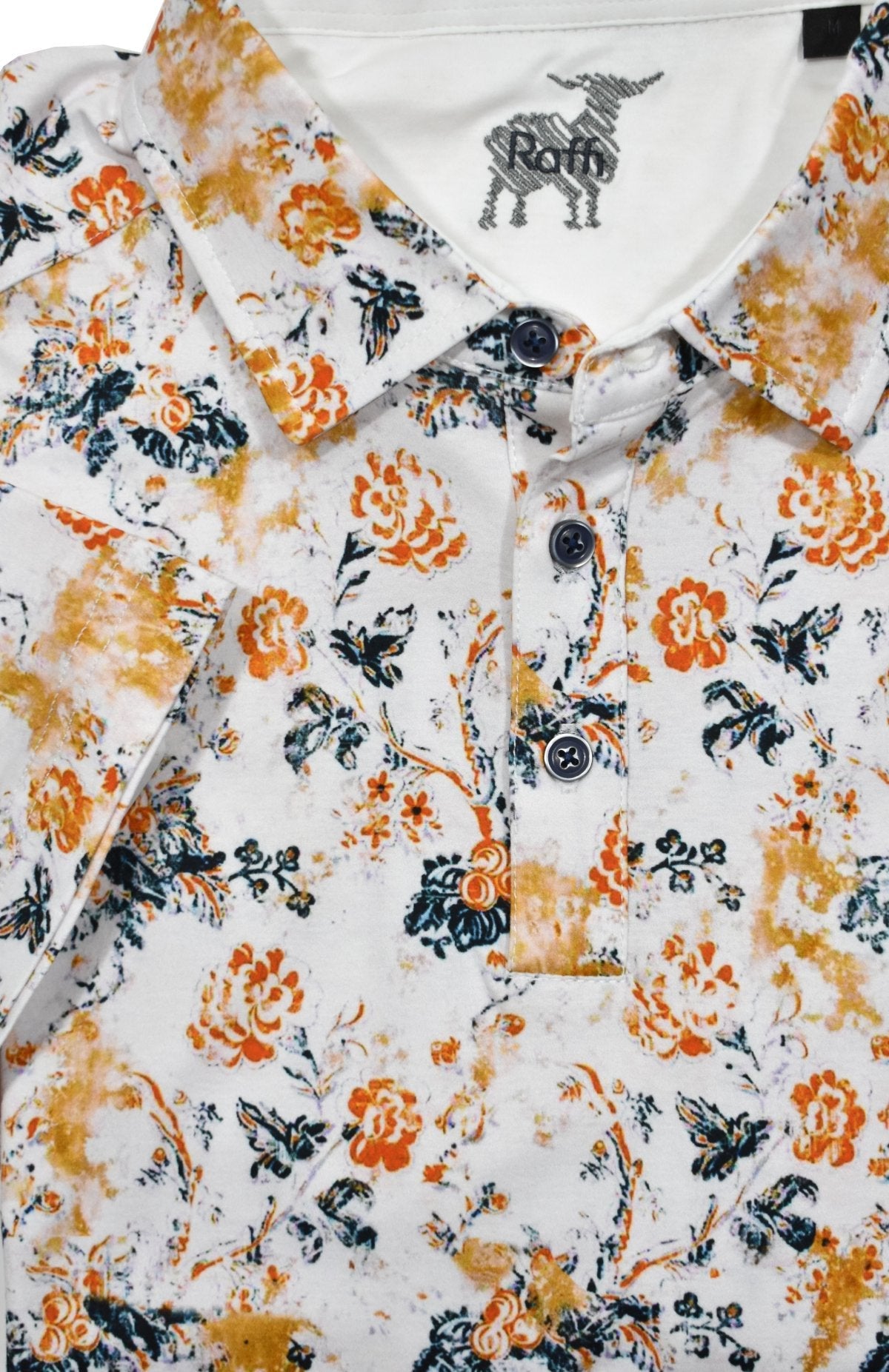 ZR24136 Raffi Floral Polo