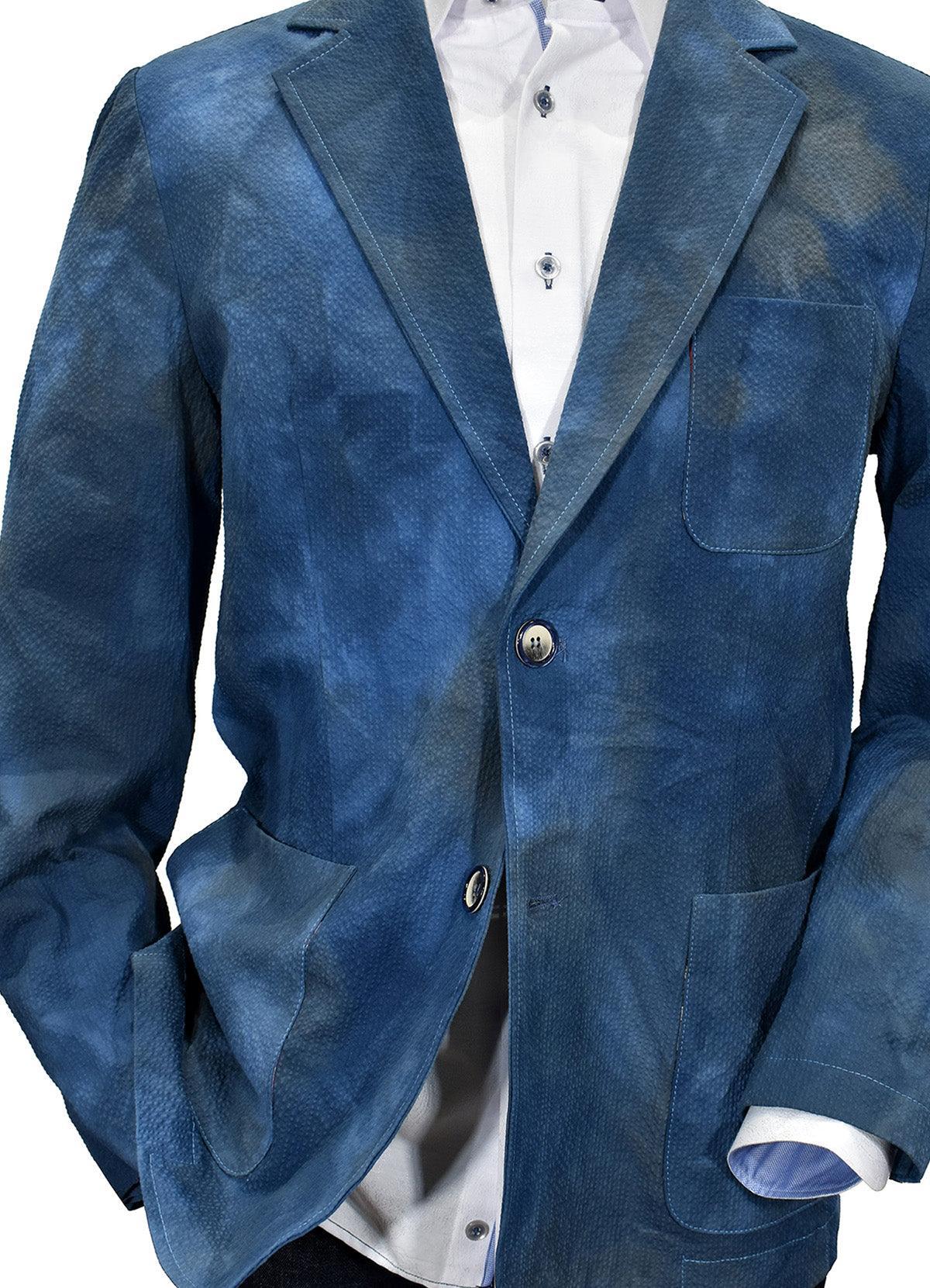 ZR2537 Graison Seersucker Dyed Sport Coat