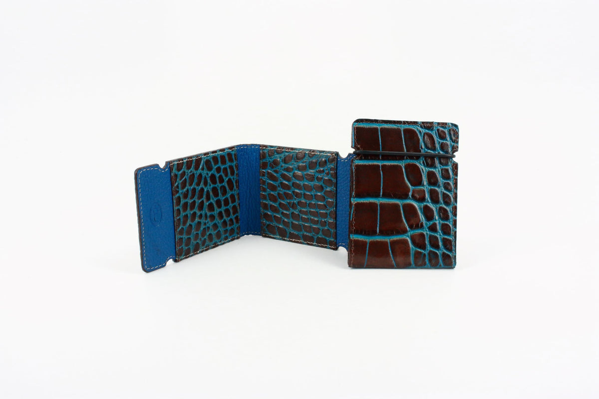 ZT52906W Chocolate Teal Bill Fold