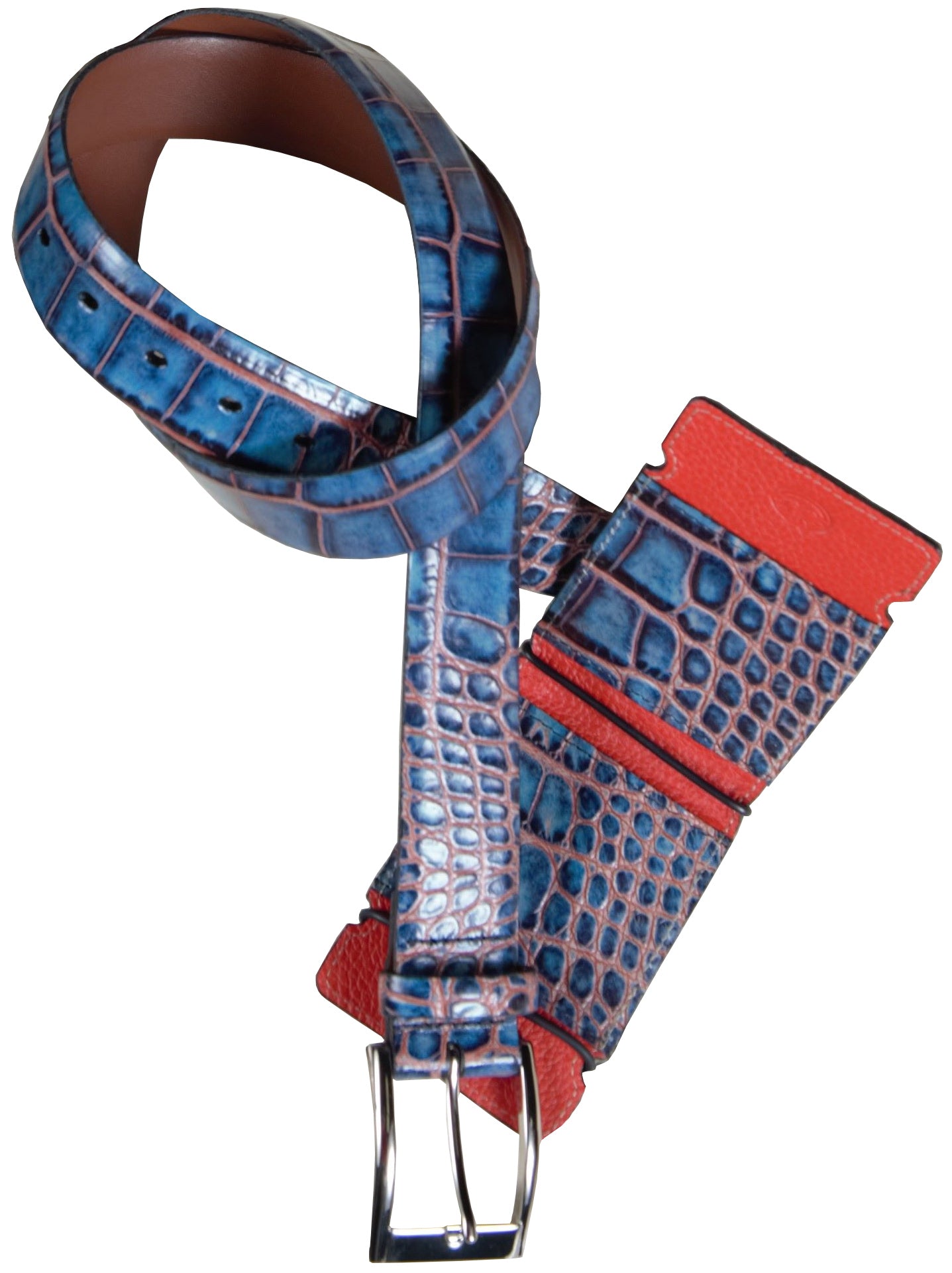 ZT52907W Indigo-Red Bill Fold