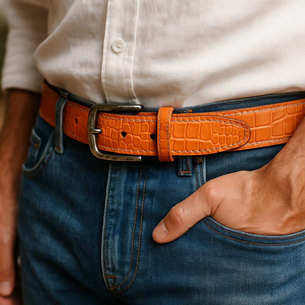 ZT56301 Orange Stamped Gator