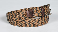 ZT60042 Tan-Chocolate Chevron Weave