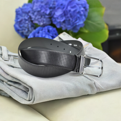 B10 Marcello Classic Perforated Leather Men's Belt