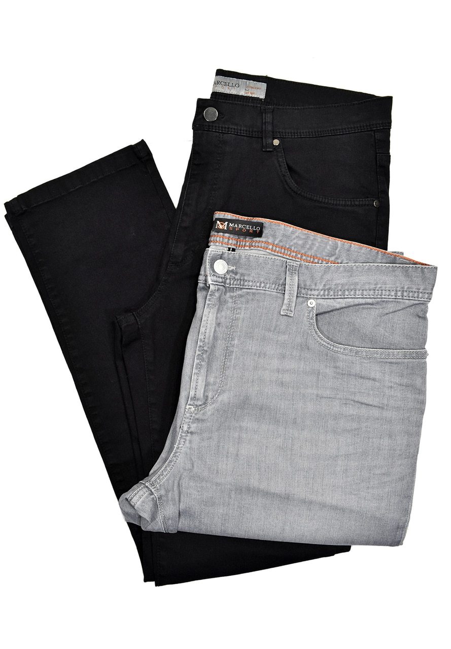 LP20 Grey - Marcello Comfort Denim Jeans