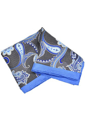 ZJSP01 Silk Open Paisley Pocket Square