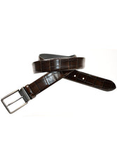 B06 Marcello Men's Embossed Croc Belt