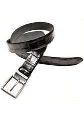 B06 Marcello Men's Embossed Croc Belt